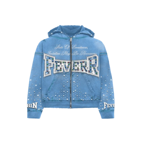 FEVERR " POWDER BLEU " HOODIE