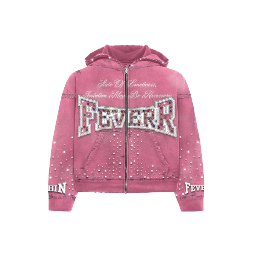 FEVERR " PXXXY PINK " HOODIE